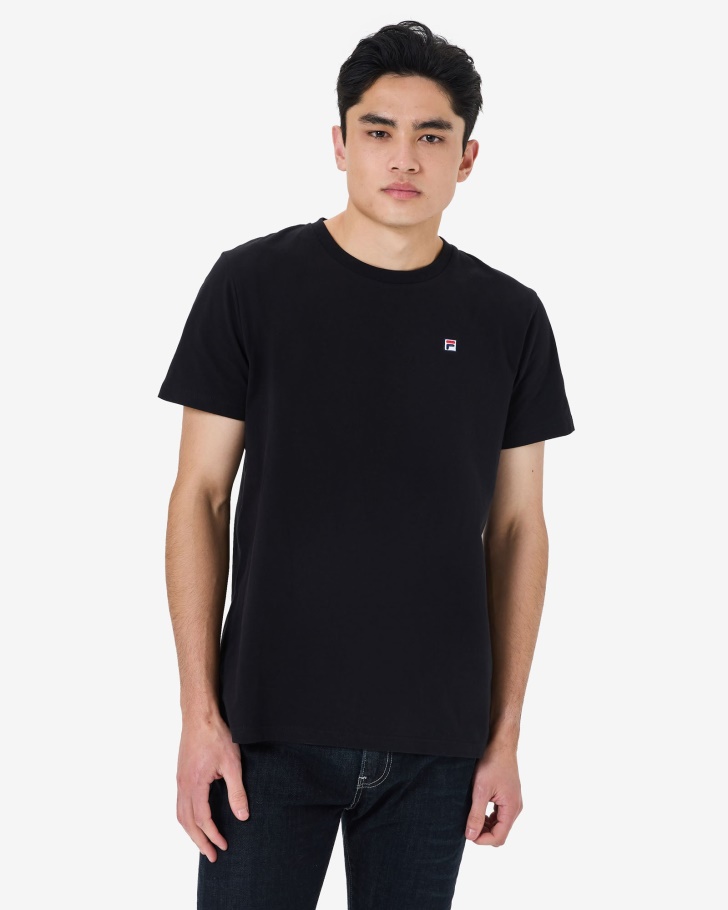 Fila UK Men's Heritage Badge 2.0 Tee Black