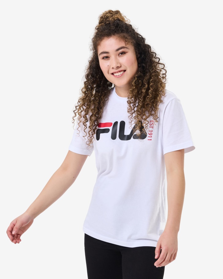 Fila UK White Unisex London Tee