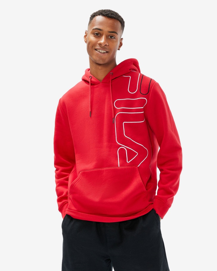 Fila UK Red Men's Brando Hoody