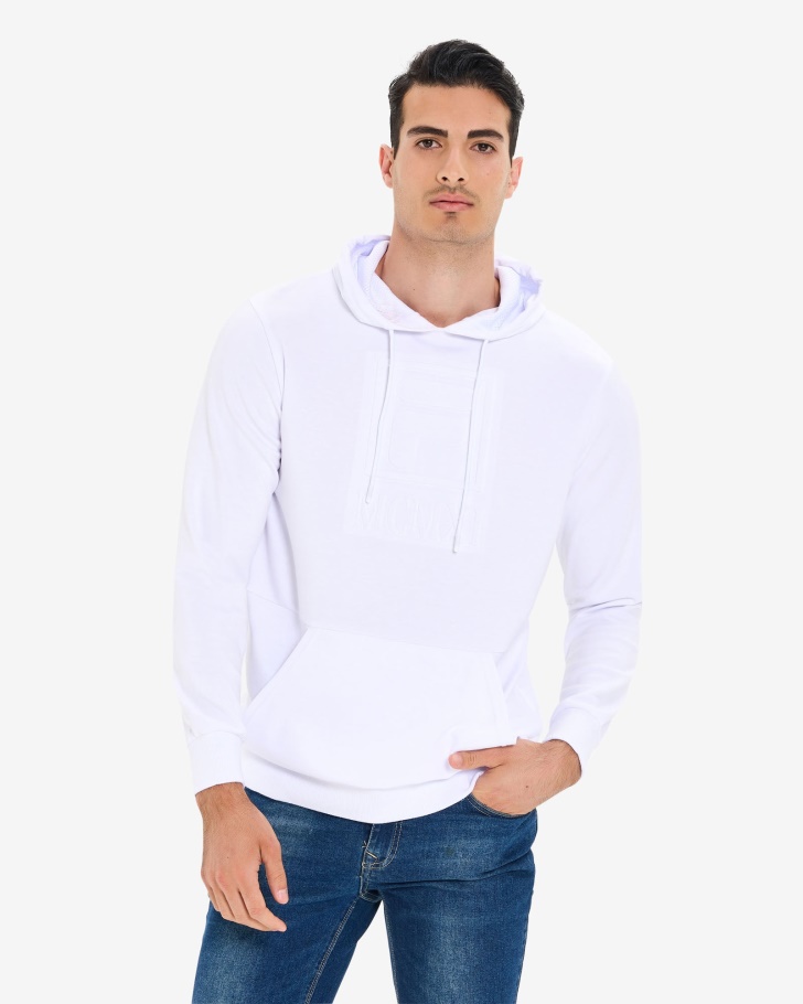 White Men's Dylan Hood Fila UK