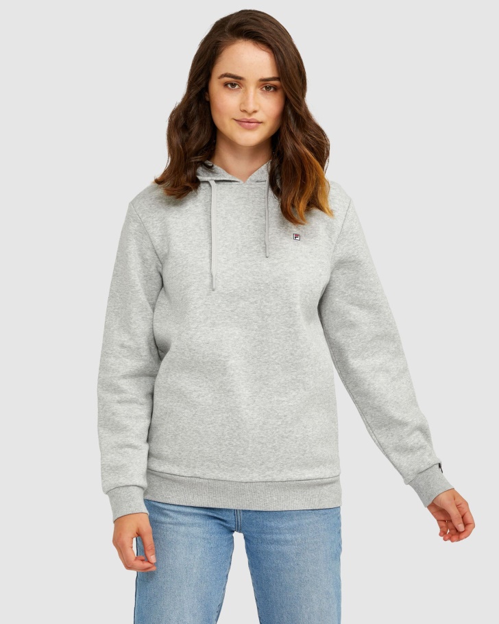 Fila UK Silver Marle Unisex Badge 2.0 Hood