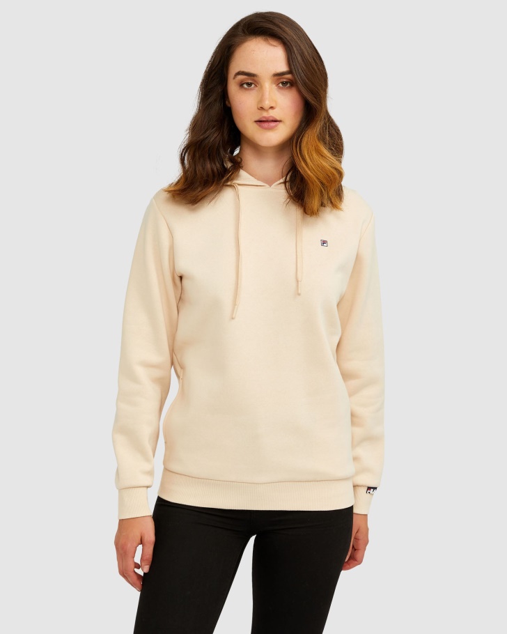 Unisex Badge 2.0 Hood Fila UK Almond Peach