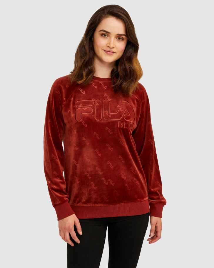Fila UK Unisex Dallas Crew Brick