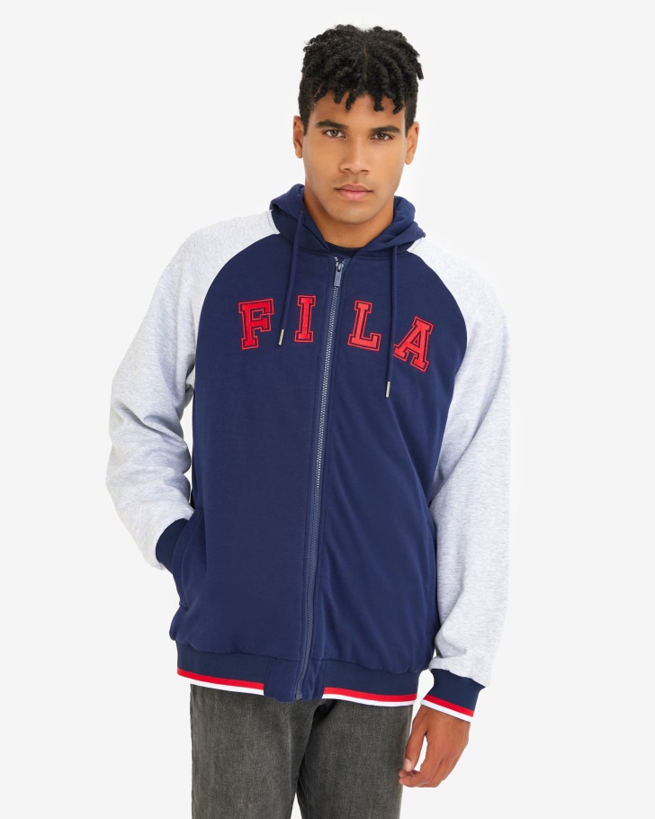 Fila UK Men's Luis Jacket New Navy