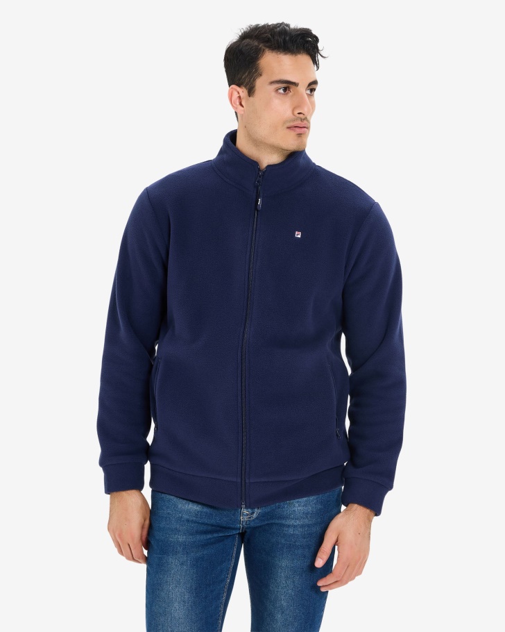 Men's Easton Jacket Fila UK New Navy
