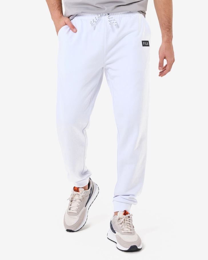 Fila UK White Unisex Arlo Trackpant