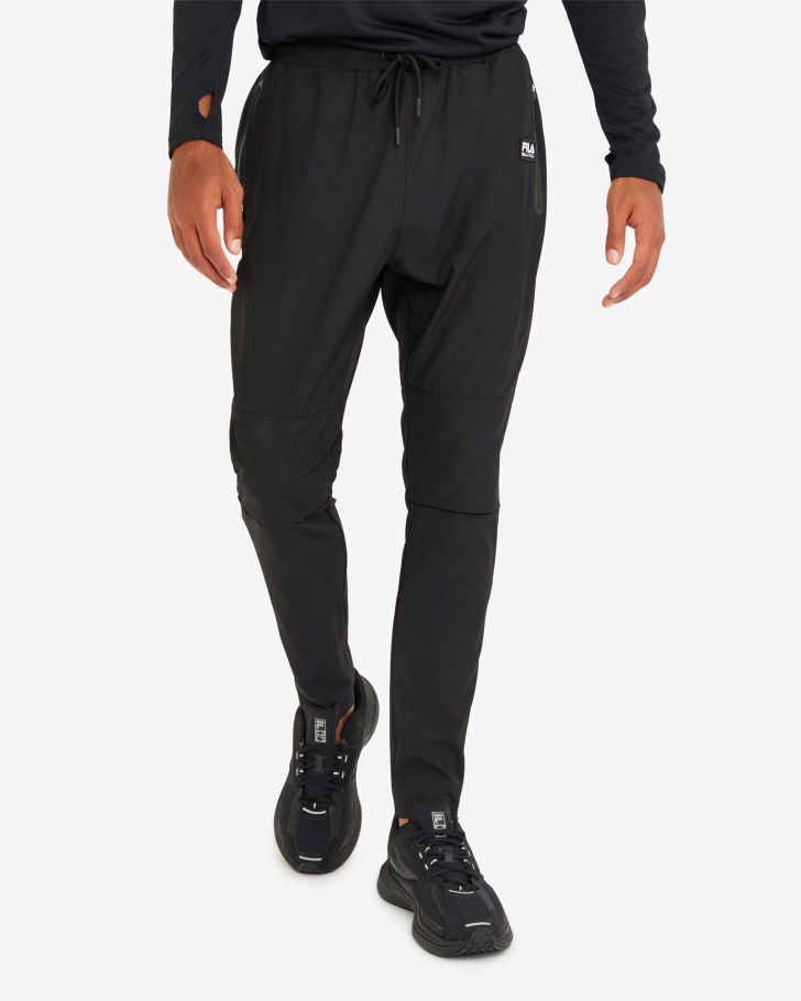 Black Men's Luca Running Pant Fila UK