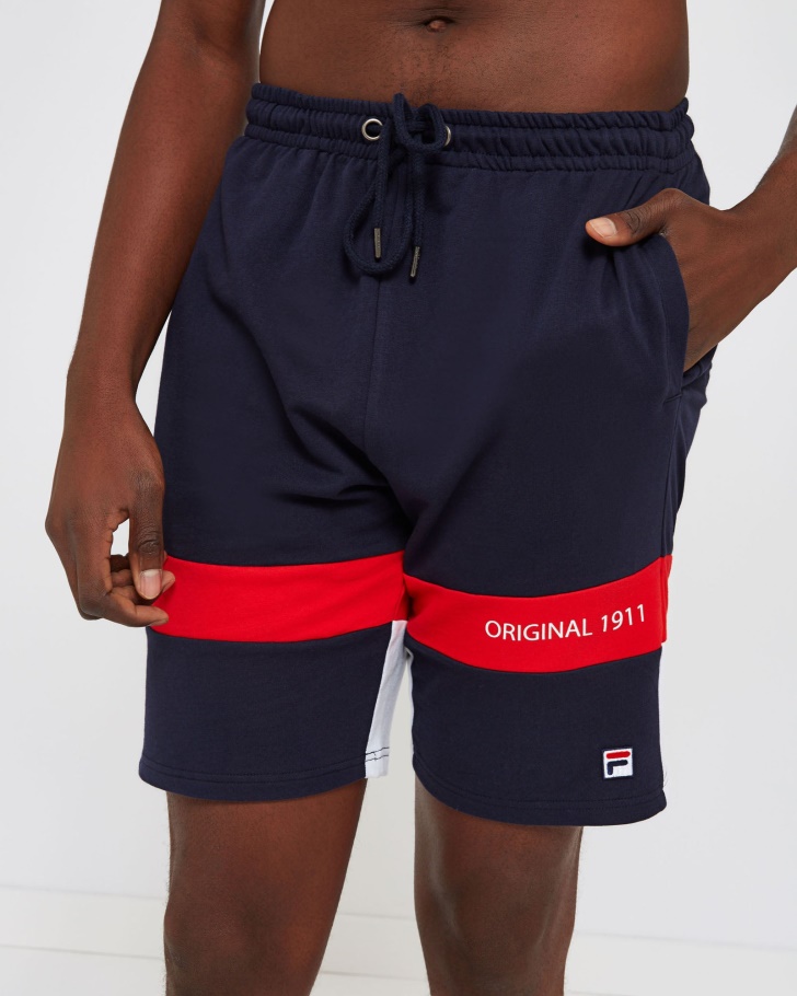 New Navy Fila UK Unisex Verona Short