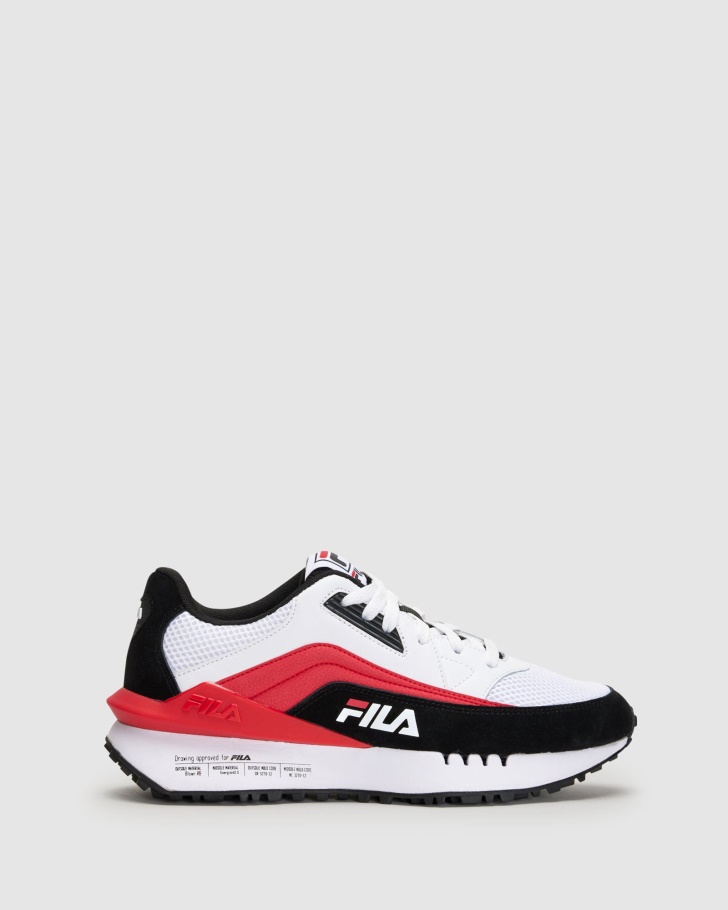 Men's N-Gen Skyway White/Black/Red Fila UK