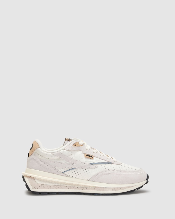 Men's Renno Premium Fila UK Whitesand/Macadamia/Gard