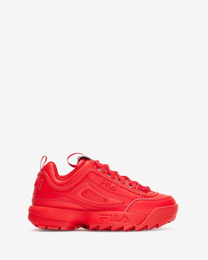 Women's Disruptor II Premium Flamscar/Black/Flamscar Fila UK