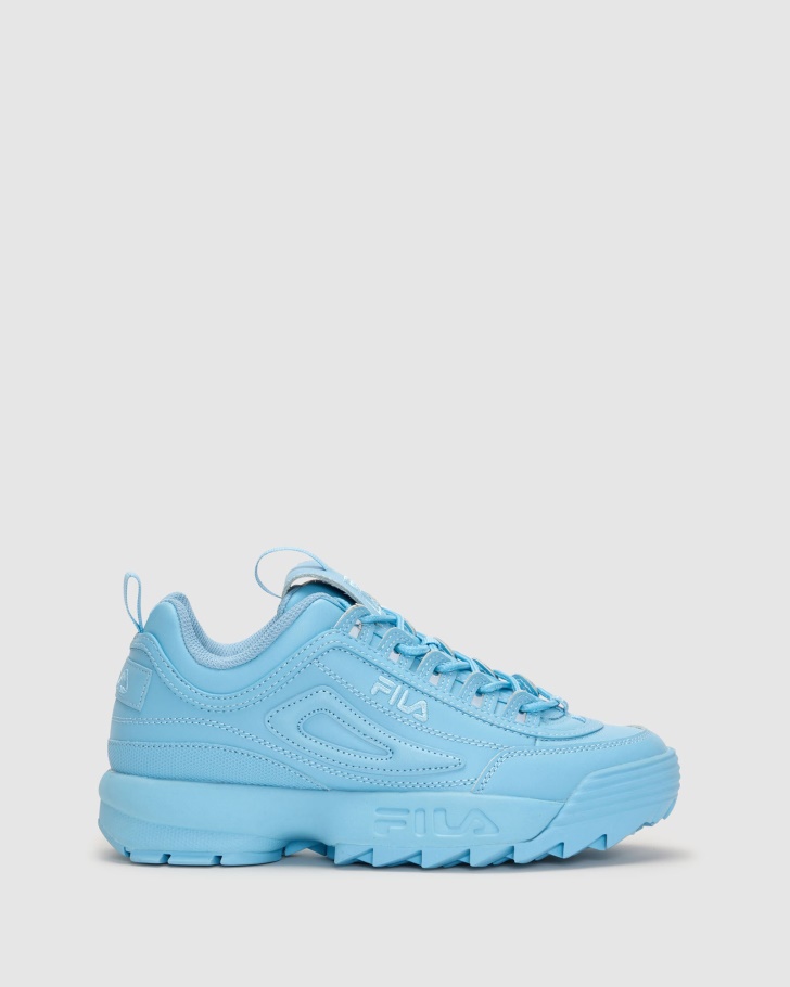 Fila UK Skyblue/Skyblue Women's Disruptor II Prem