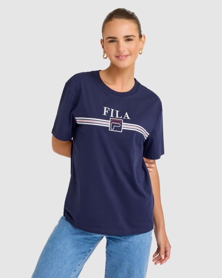 Cathy Tee New Navy Fila UK