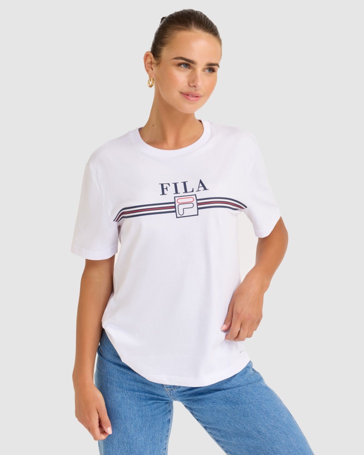 Cathy Tee Fila UK White