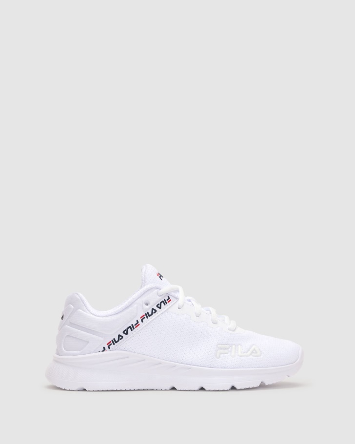 Fila UK White/Navy/Red Women's Lightspin