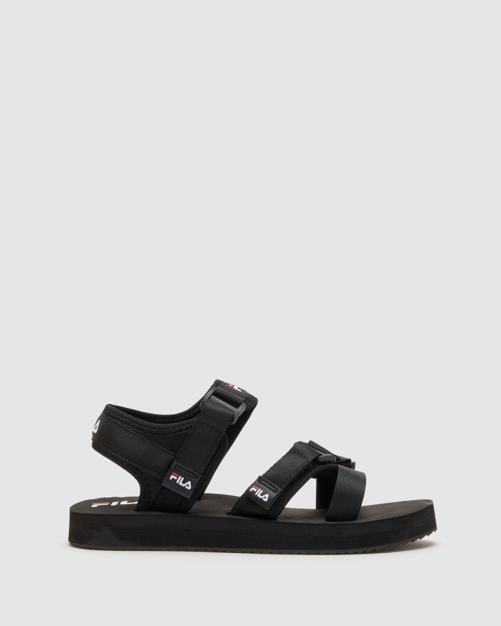 Black/White/Red Women's Rovereto Sandal Fila UK