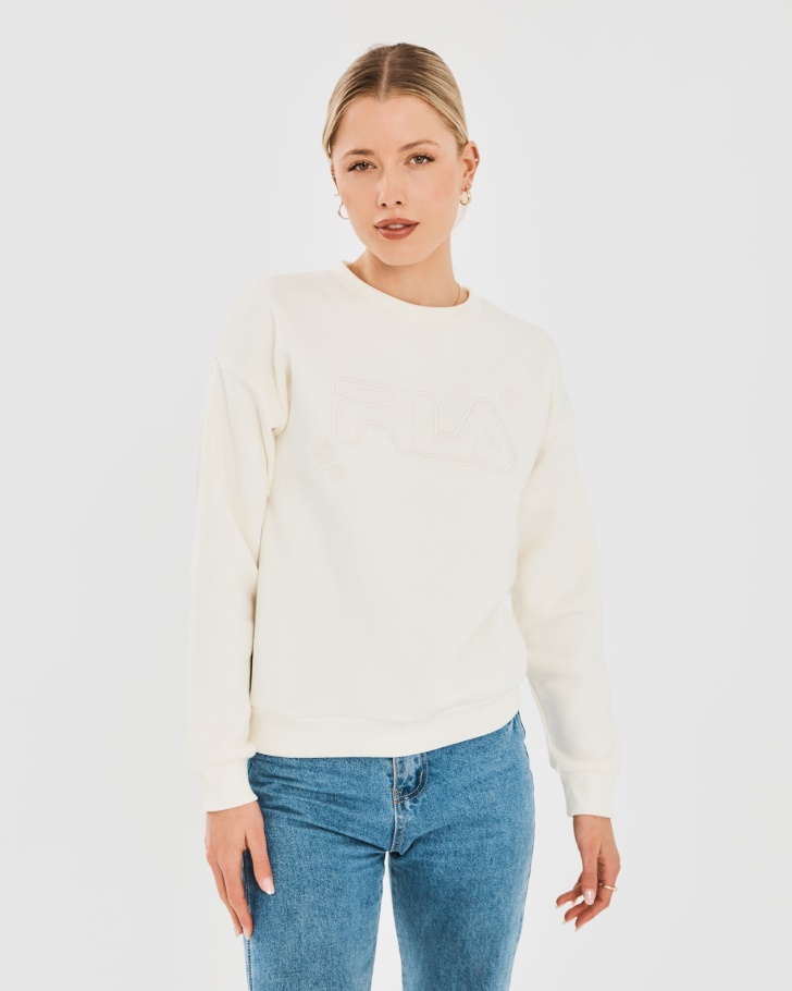 Fila UK Women's Faye Crew Egret