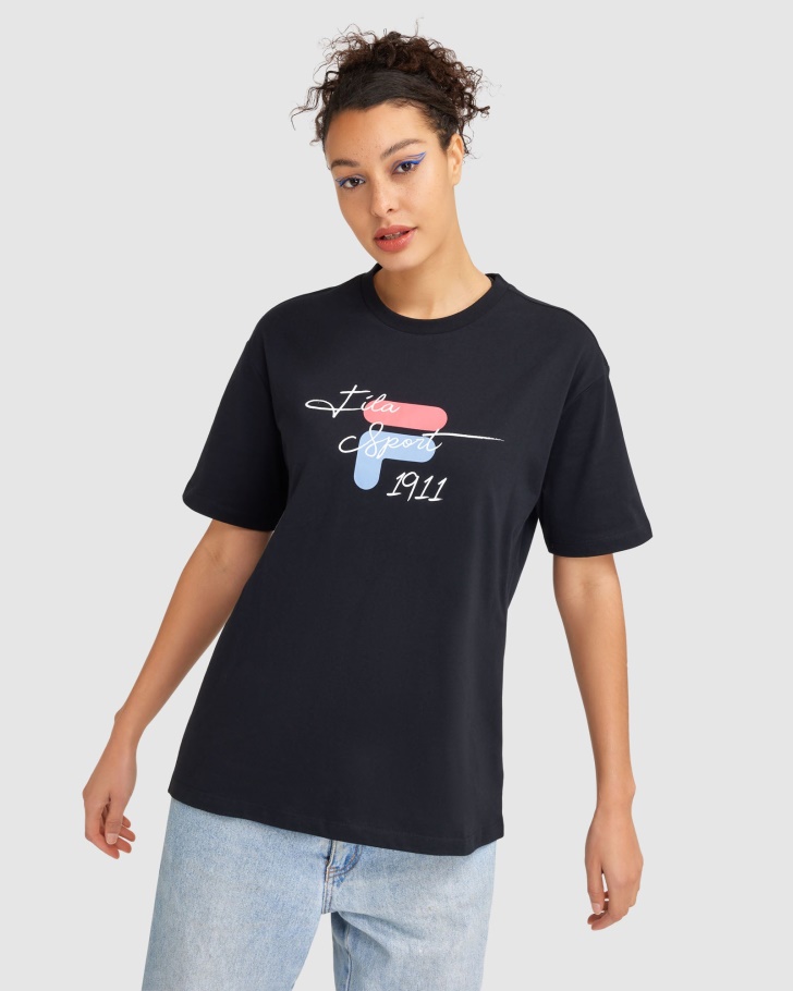 Fila UK Women's Cinzia Tee Black