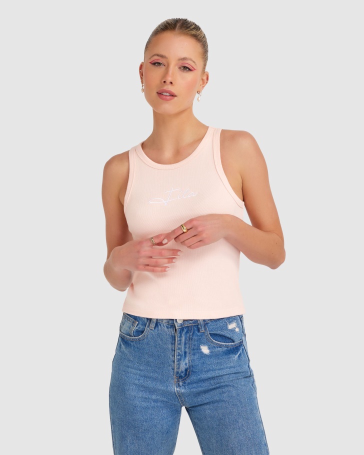 Women's Cinzia Rib Tank Fila UK Fairytale