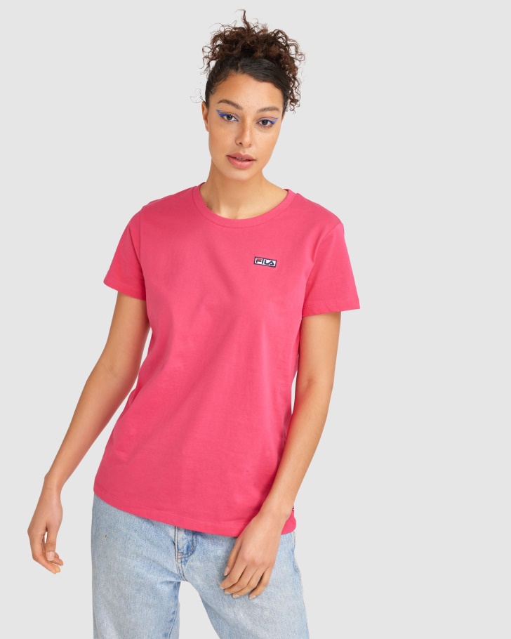 Women's Imogen Tee Mexican Pink Fila UK