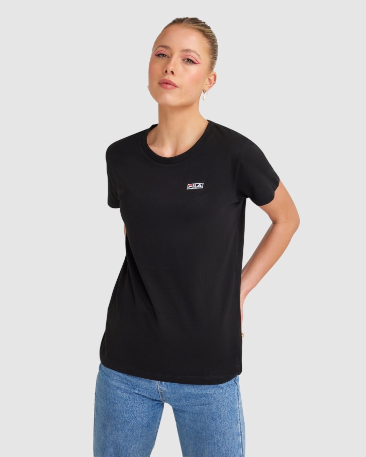 Black Fila UK Women's Imogen Tee