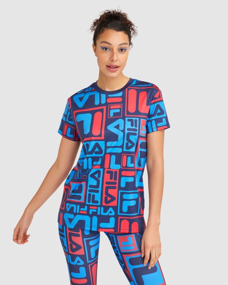 Fila UK New Navy Women's Anja Tee