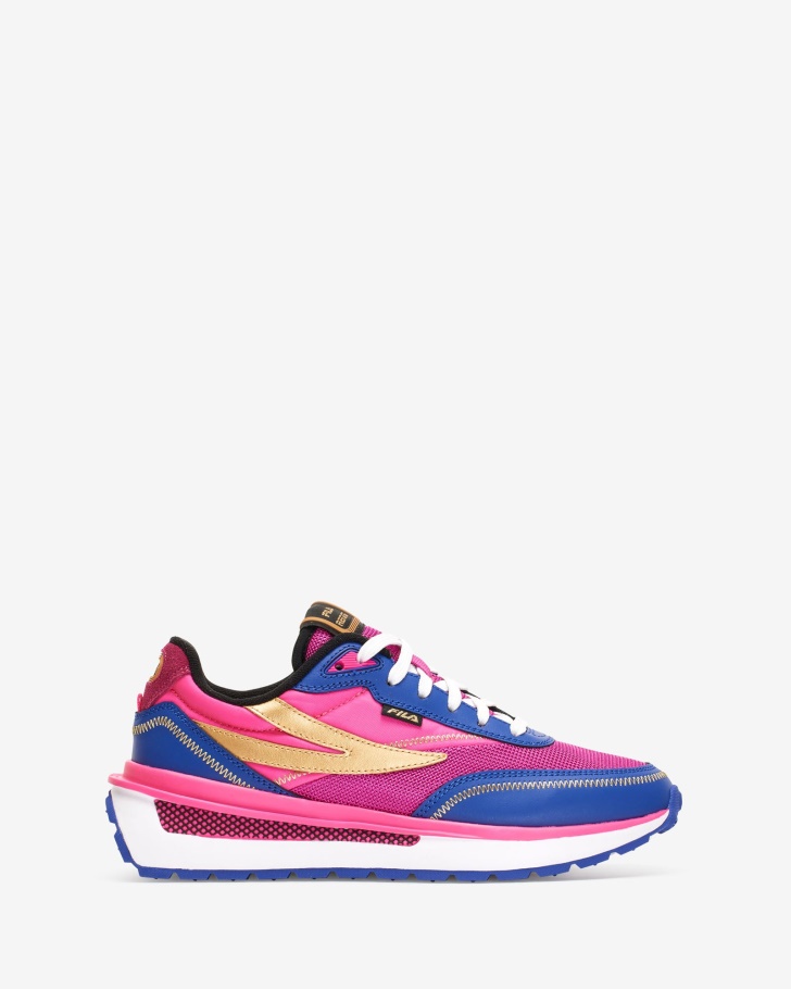Women's Renno Fila UK Sodaliteblue/Fesfuc/Pink