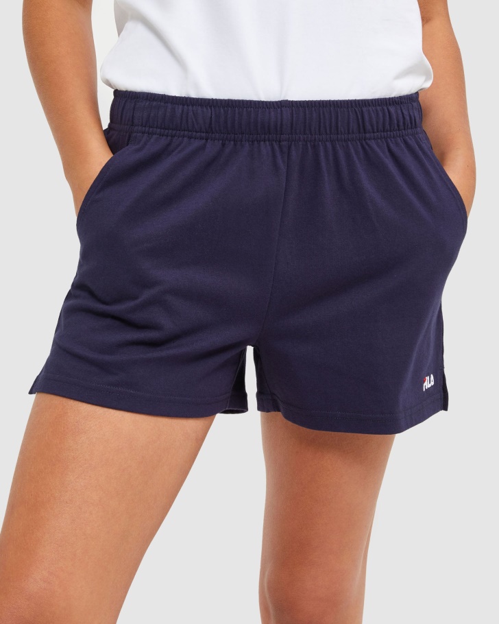 Fila UK New Navy Classic Women's Jersey Shorts
