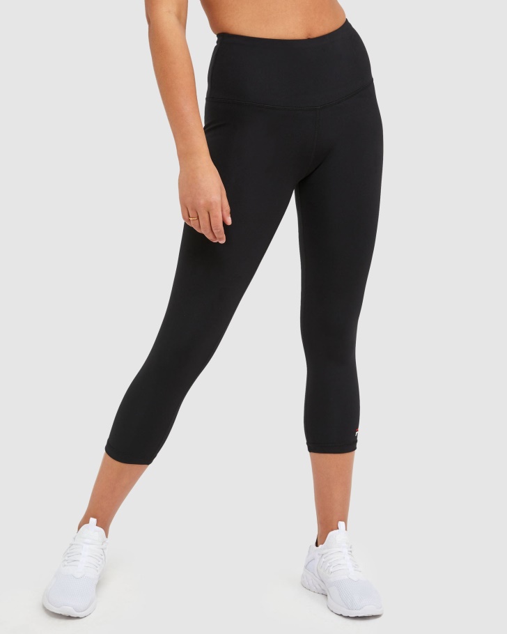 Classic Women's 3/4 Tights Black Fila UK