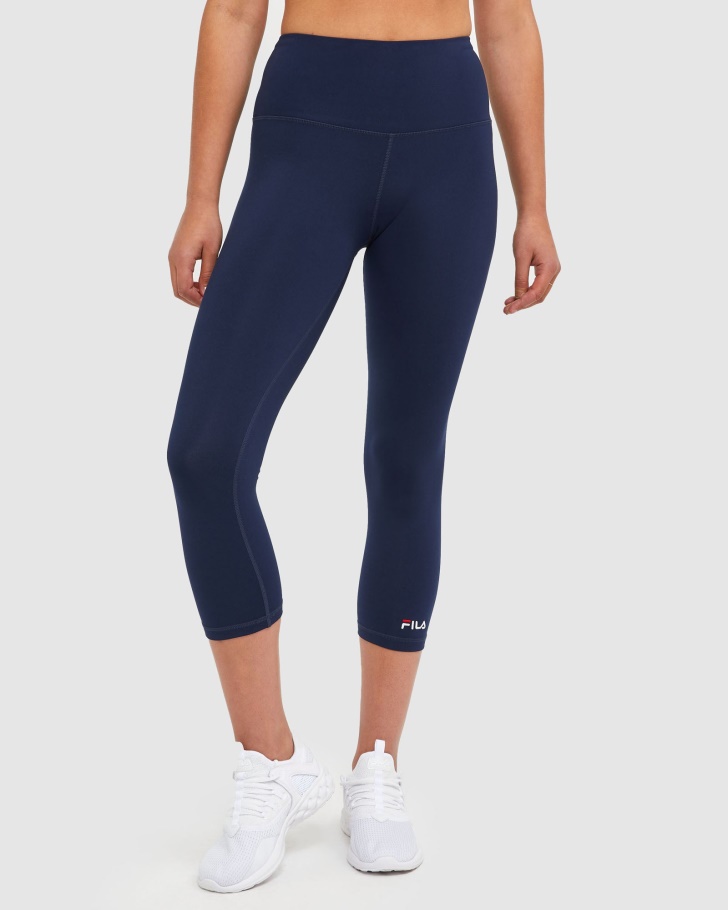 Classic Women's 3/4 Tights Fila UK New Navy