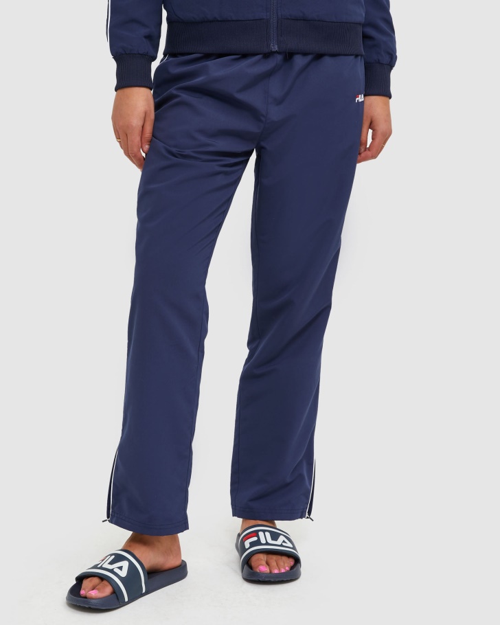 New Navy Classic Women's Microfibre Pants Fila UK