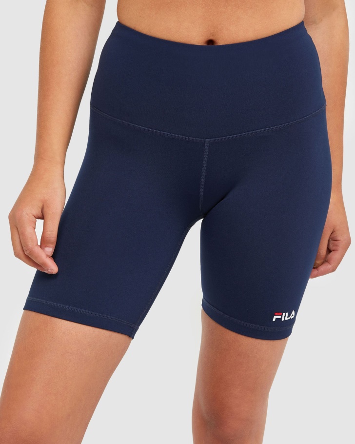 Classic Women's Bike Shorts Fila UK New Navy