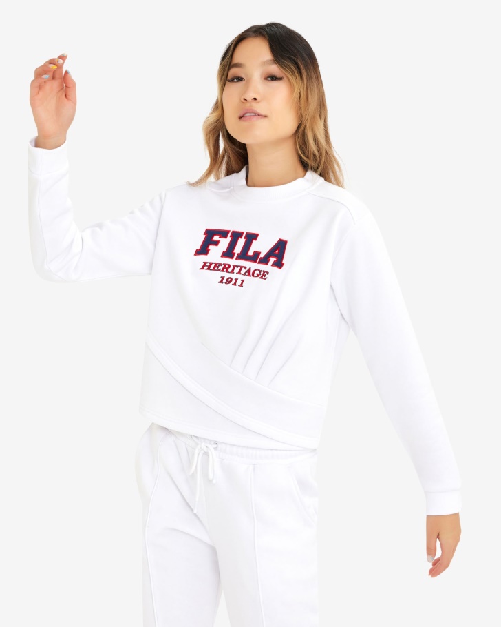 Fila UK White Women's Serena Crew