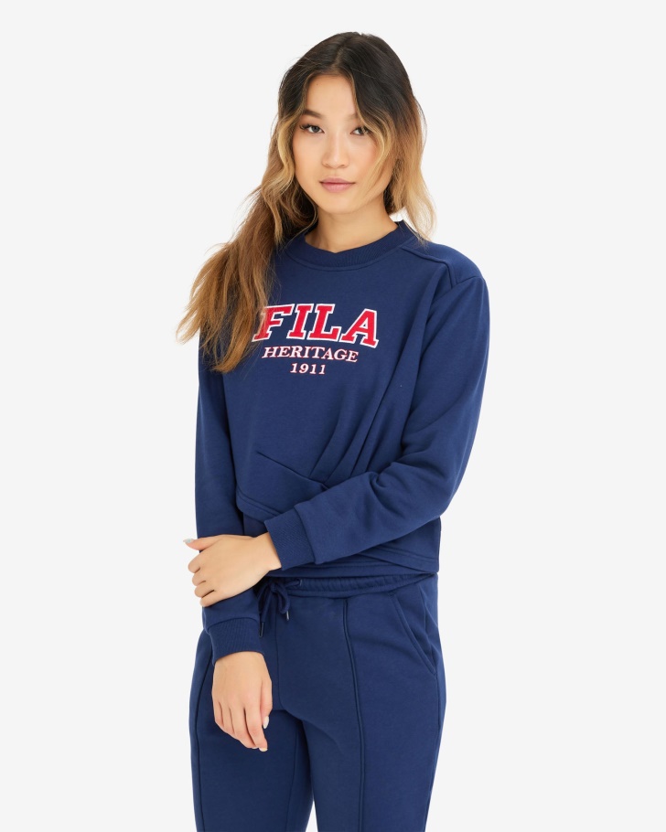 Fila UK Women's Serena Crew Navy