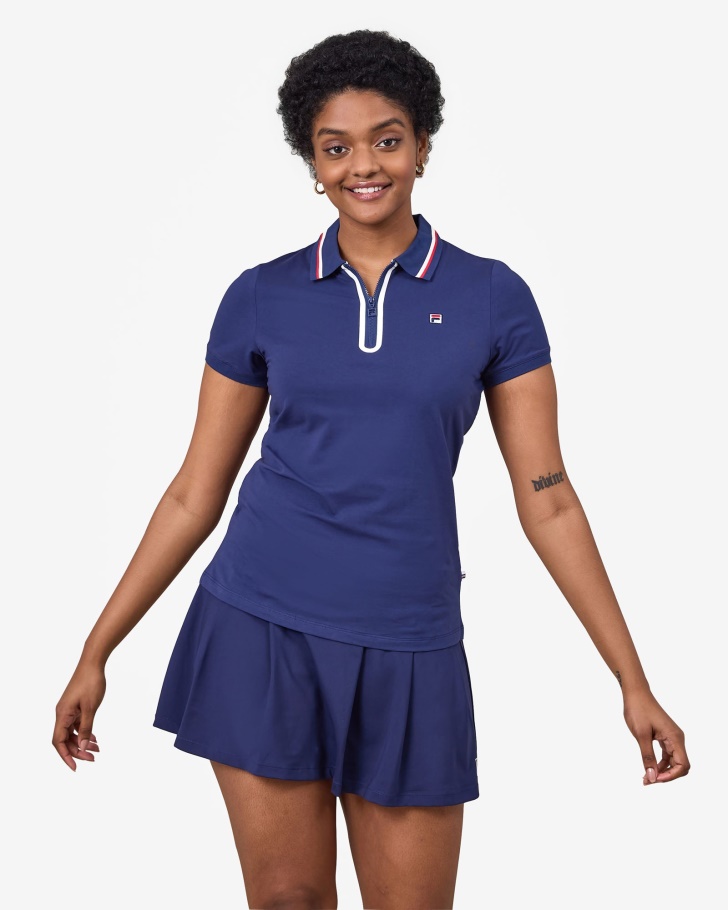 Monica Polo New Navy Fila UK