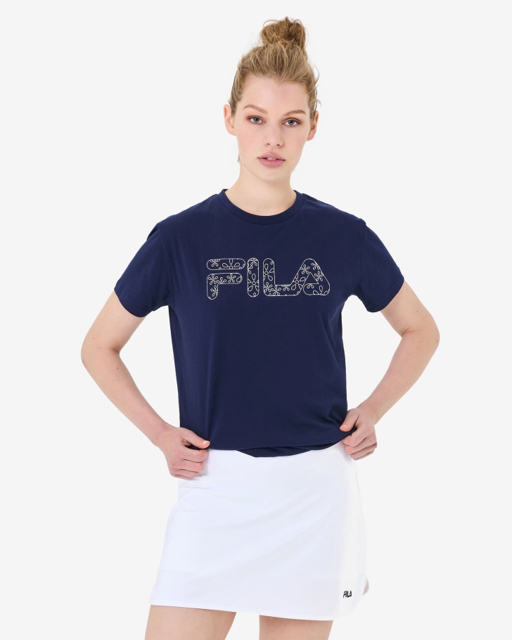 Trailblazer Tee Fila UK New Navy