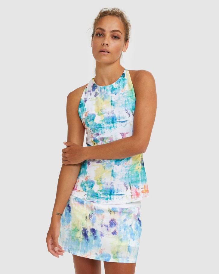 Fila UK Tie Dye Fila UK Racerback Tank