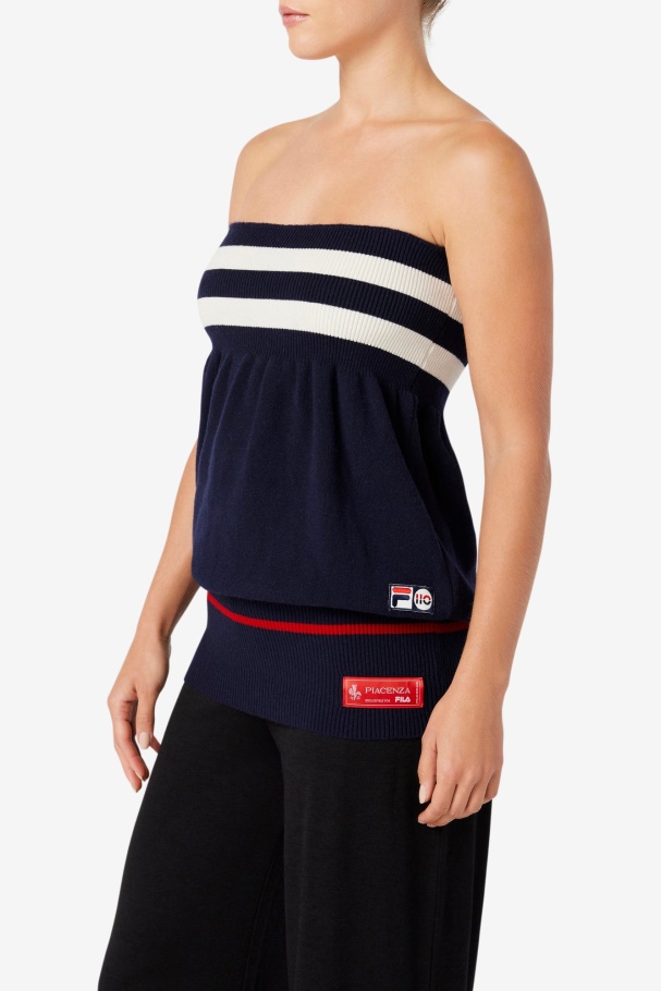 Navy/White/Red Fila UK Girdle Skirt