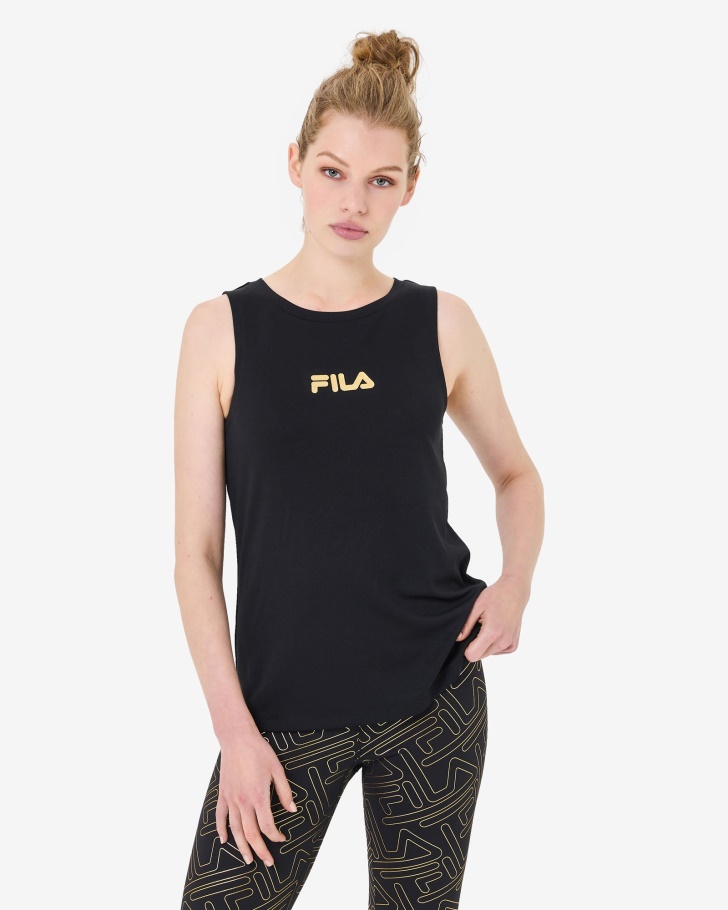 Aria Mesh Tank Fila UK Black