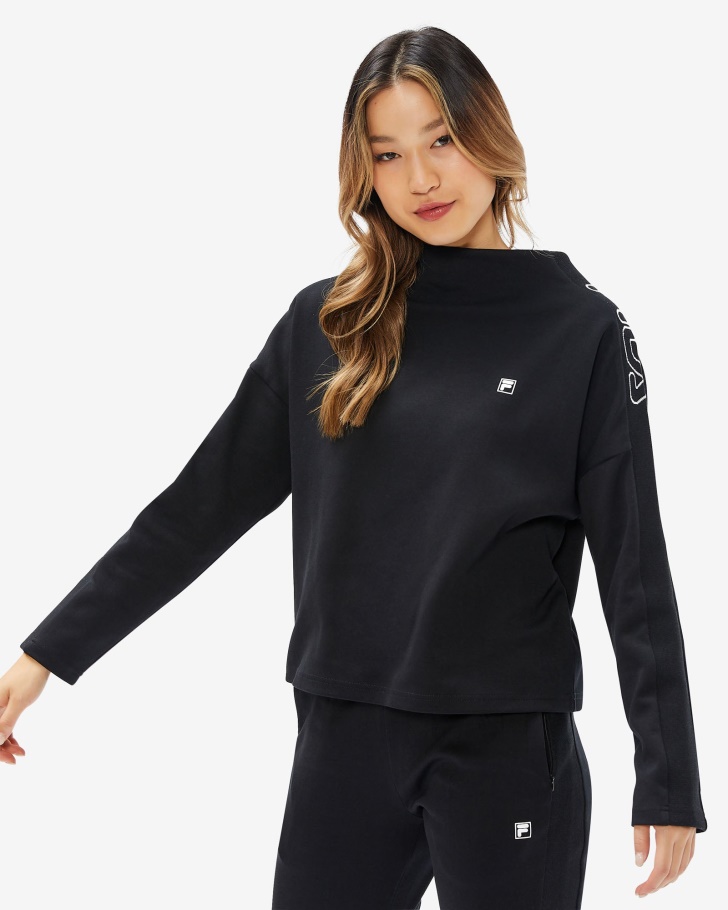 Women's Chiara Top Fila UK Black