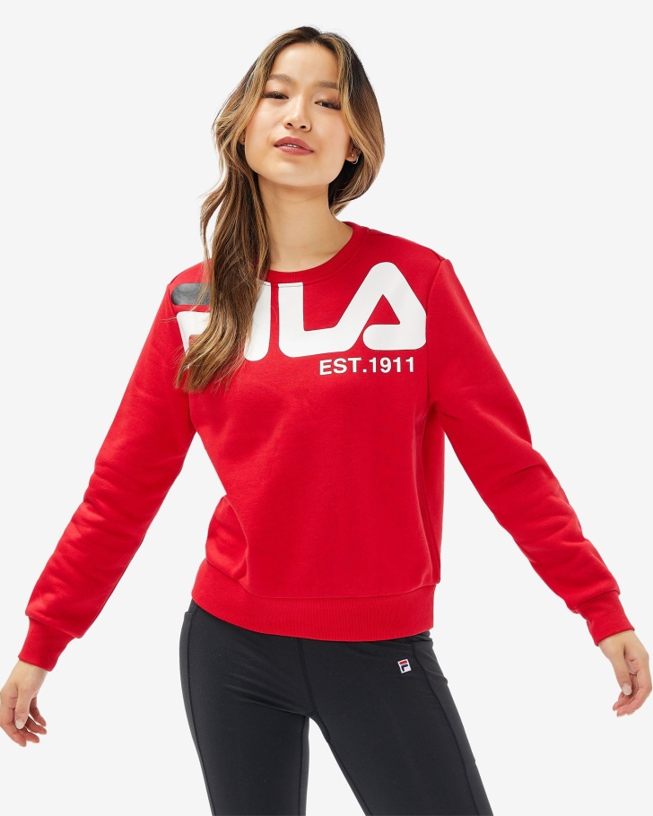 Women's Grazia Crew Red Fila UK