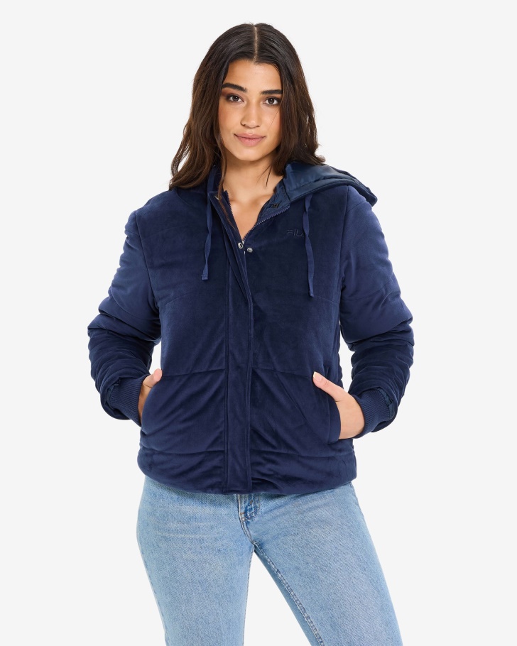 New Navy Women's Elissa Jacket Fila UK