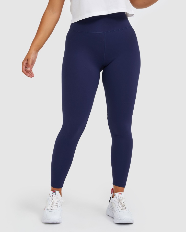 New Navy Women's Badge Tight Fila UK
