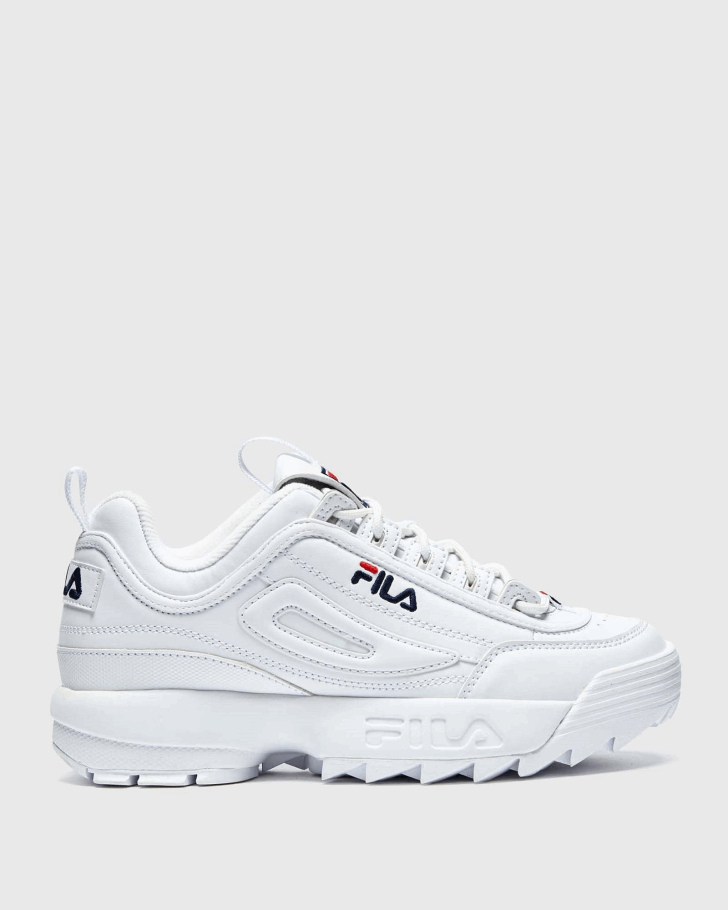 Women's Disruptor II White Fila UK