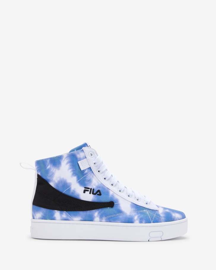 White/Bricobalt/Stormblu Gennaio Tie-Dye Fila UK