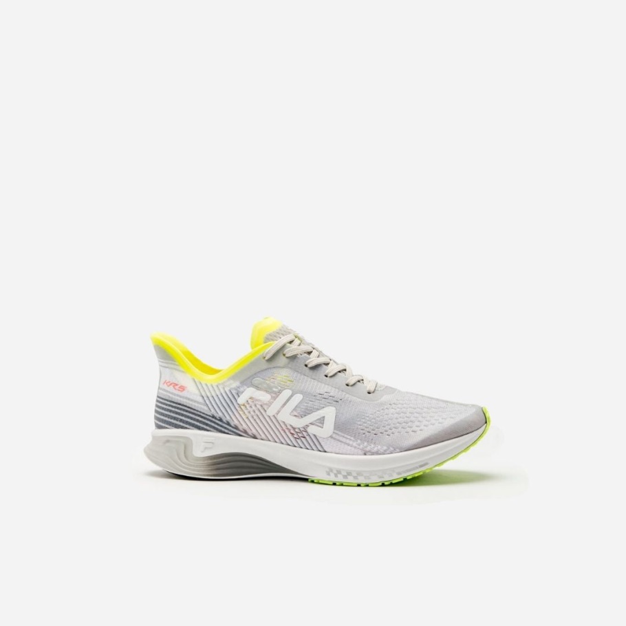 Silver/Lime/White Fila UK Women's Fila UK KR5