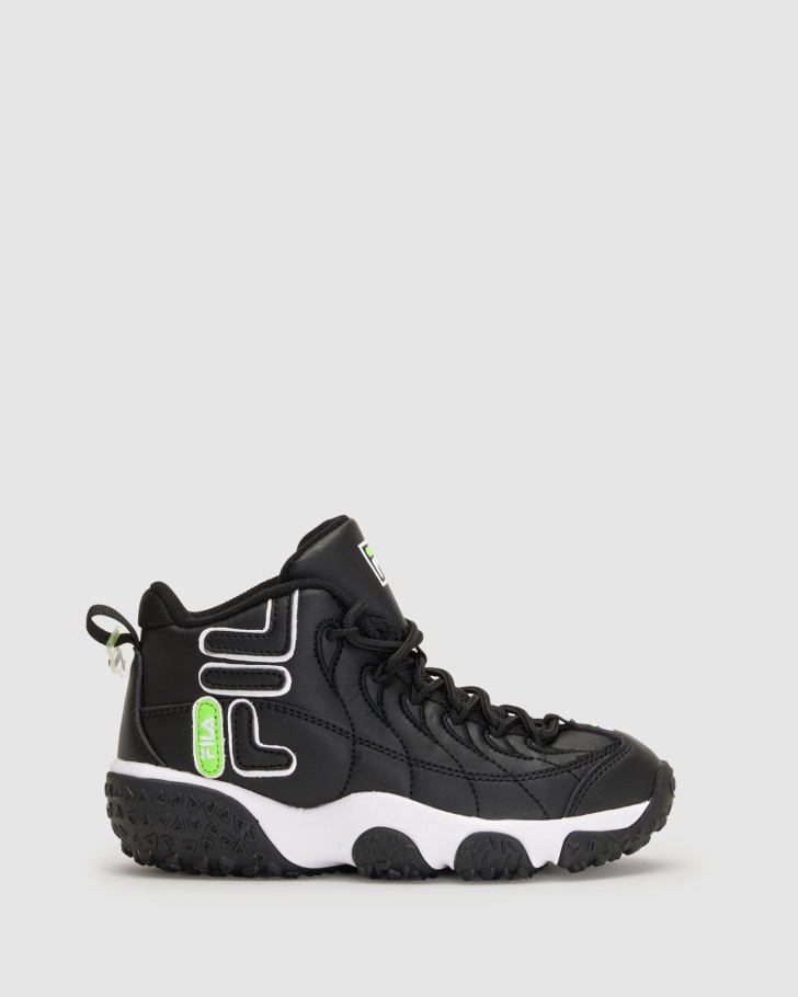 Fila UK Kid's Snake Dancer Black/Grgecko/White