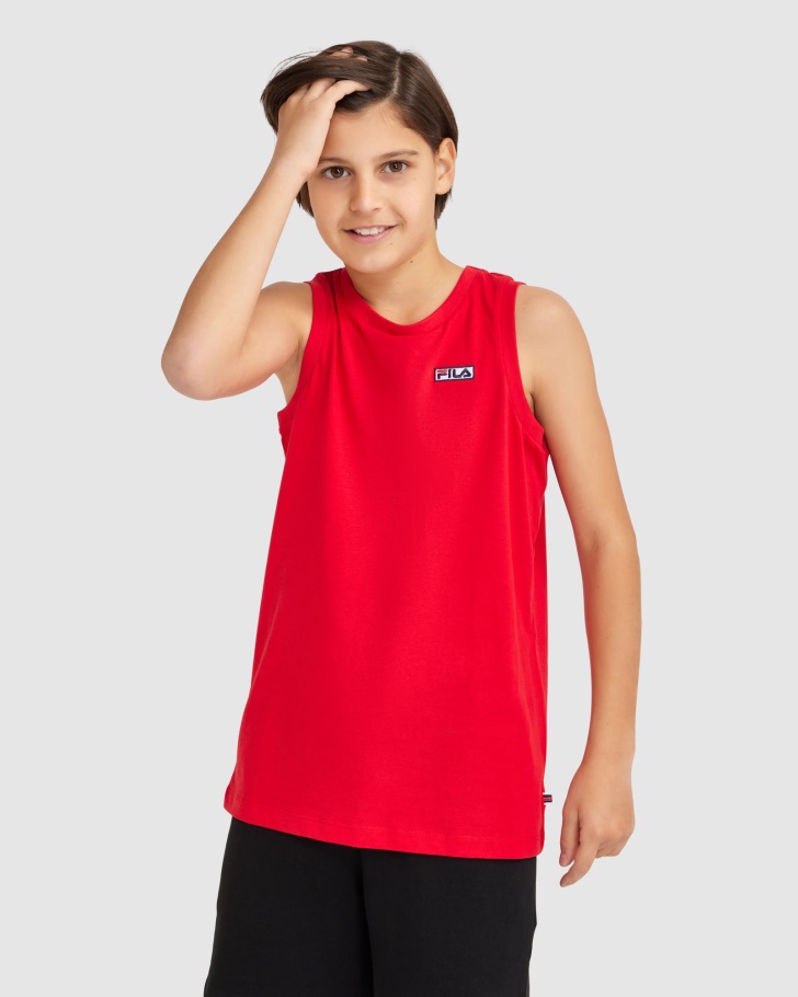 Fila UK Kid's Parker Tank Red