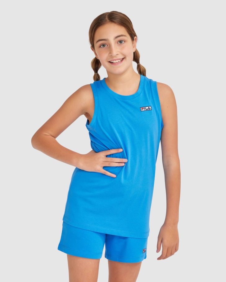 Kid's Parker Tank Fila UK Super Sonic