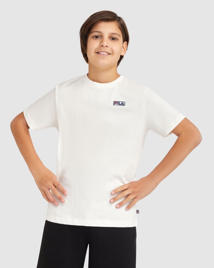 Fila UK Kid's Parker Tee White
